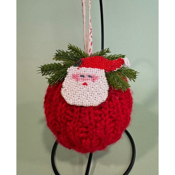 handmade Other - Handmade Crocheted Christmas Ornament Ball Bauble Tree Decoration CO2